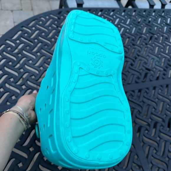 Optari Waterproof Beach Pool Sol Tote Bag Handles Blue Soft Rubber - Picture 6 of 9